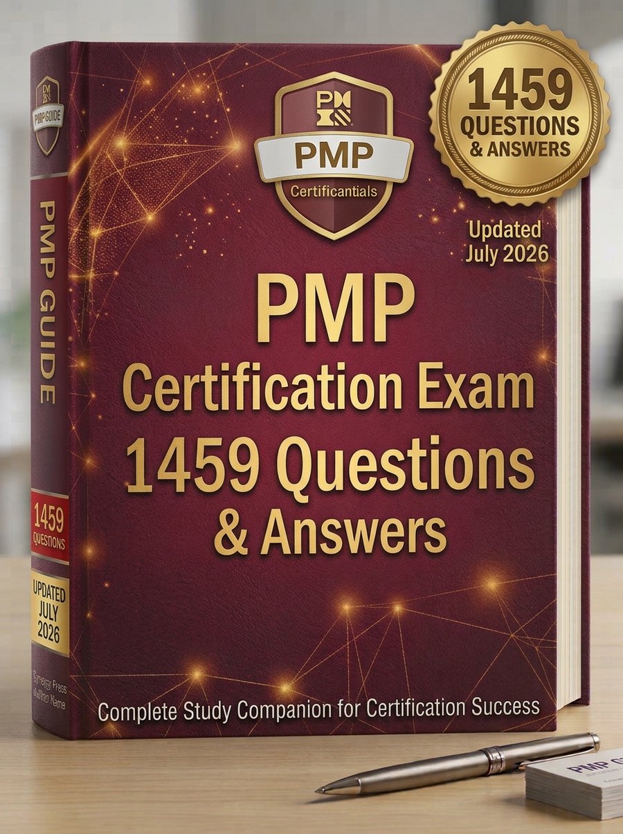PMP - 1459 Questions & Answers, Updated July 2026 cover